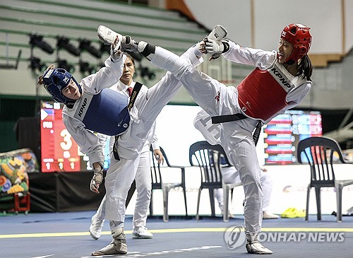 Compétition de taekwondo