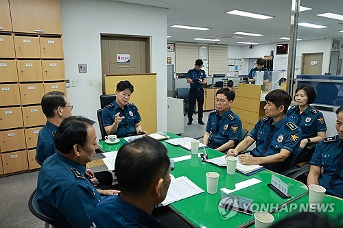 이승협 대구경찰청장, 중부경찰서 중앙파출소 현장방문