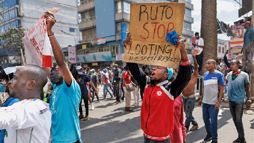 케냐 증세반대 시위 속 경찰발포에 최소 5명 사망…의회 대혼란