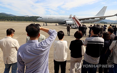 Un KC-330 Cygnus de retour du Liban