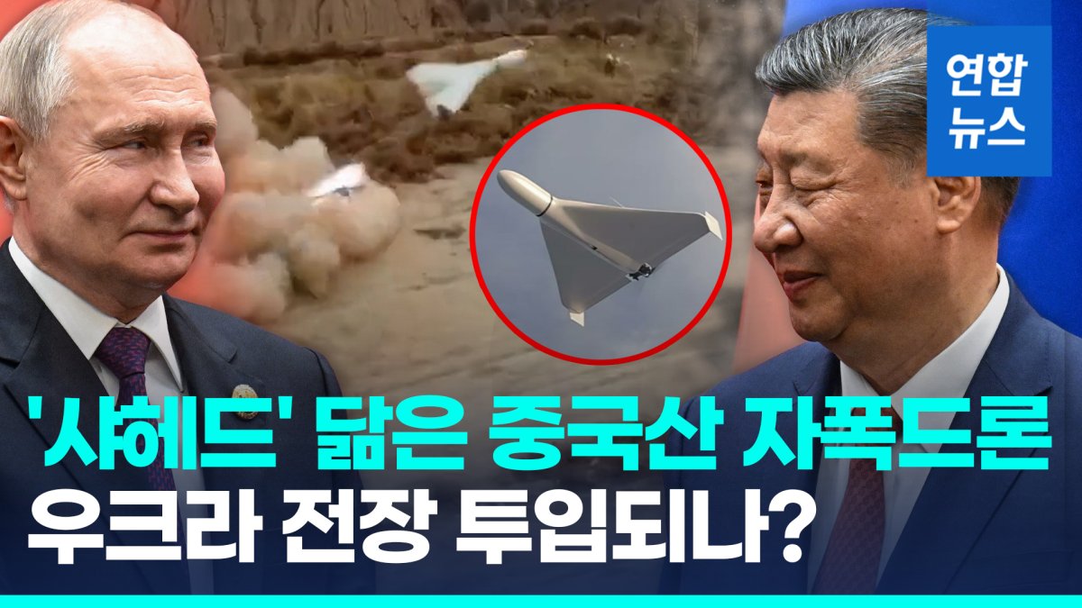 [영상] 우크라에 중국산 살상무기 투입?…"러·중 공격용 드론 개발"