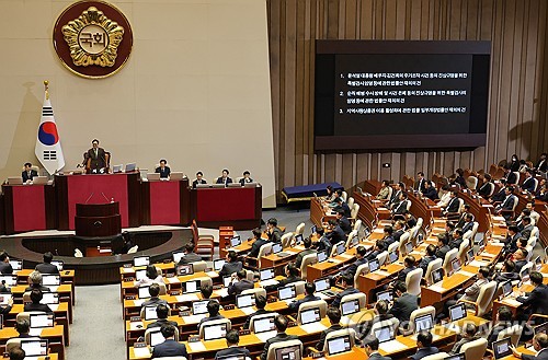 김여사특검법, 국회 재표결서 부결·폐기…찬성 194 반대 104