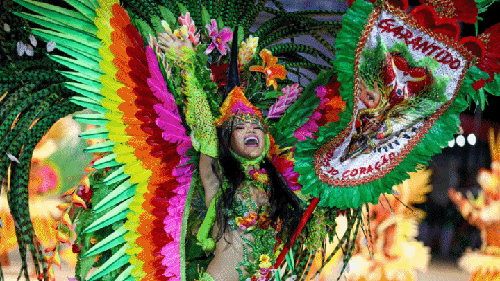 '정열적인 춤사위'…브라질 아마존 최대 축제 '보이 붐바'