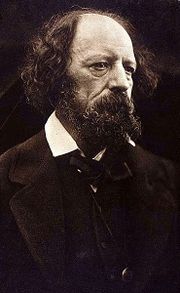 1869 photograph of Alfred, Lord Tennyson (1809–92)