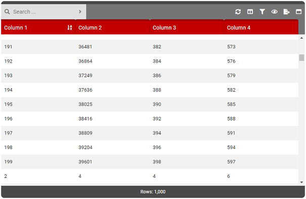 Example of JD-Table