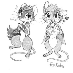 Mrs Brisby Flockdraw by furnut5158