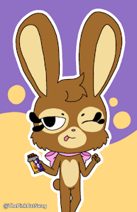 Cadbury's caramel bunny by ThePinkCatSwag