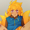 Shota commission: fire boy by Sweetbeau