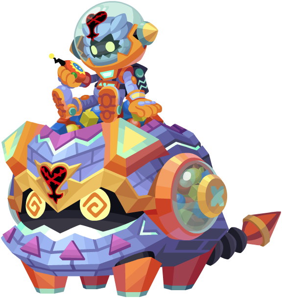 The Gummi Adventurer (グミアドベンチャラー, Gumi Adobencharā?) Heartless from the Union Cross campaign in February 2021.