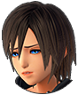 Xion's battle sprite when she has low health.