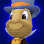 Jiminy Cricket's journal portrait in Kingdom Hearts Re:Chain of Memories.