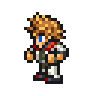 Roxas's sprite in Final Fantasy Record Keeper.