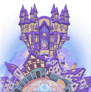 The world icon for Daybreak Town from KHUX's theatre mode