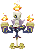 The Trouble Candle (トラブルキャンドル, Toraburu Kyandoru?) Heartless that appears in the Castle of Dreams world for the first time.