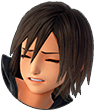 Xion's battle sprite when she takes damage.