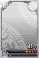 an empty R  Assist card