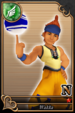 Wakka card (card 148) from Kingdom Hearts χ