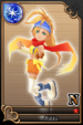 Rikku card (card 161) from Kingdom Hearts χ