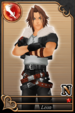 Leon card (card 135) from Kingdom Hearts χ