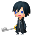 Stylized Xion in Kingdom Hearts Melody of Memory.