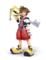 Sora in his Kingdom Hearts outfit in Super Smash Bros. Ultimate.