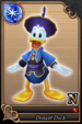 Donald Duck card (card 57) from Kingdom Hearts χ