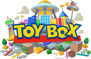 Logo for the Toy Story-based world Toy Box