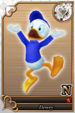 Dewey card (card 204) from Kingdom Hearts χ