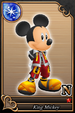 King Mickey card (card 82) from Kingdom Hearts χ