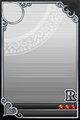 an empty R Upright card