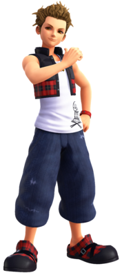 Official render for Hayner in Kingdom Hearts III