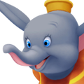 Dumbo's journal portrait in Kingdom Hearts HD 1.5 ReMIX.