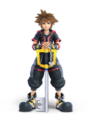 Sora in his Kingdom Hearts III outfit in Super Smash Bros. Ultimate.