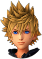 Unused idle sprite of Roxas not in combat when playable in Re Mind.