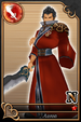 Auron card (card 152) from Kingdom Hearts χ