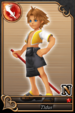 Tidus card (card 144) from Kingdom Hearts χ