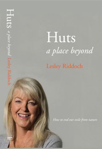 book cover - huts a place beyond by Lesley Riddoch