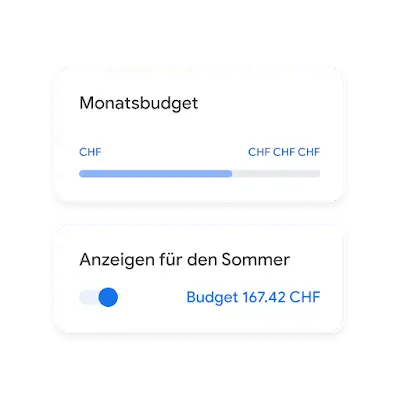 Budget festlegen