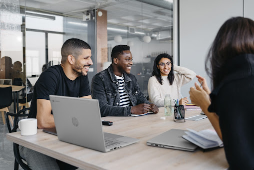 people in a conference room