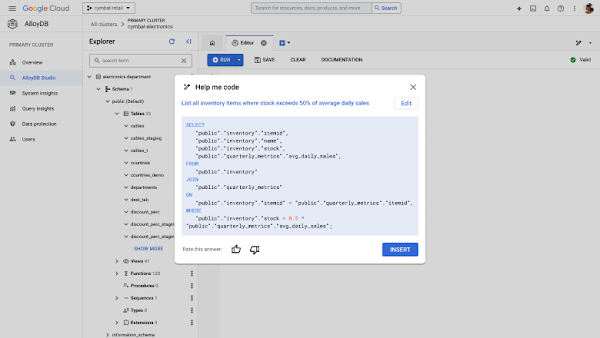 Schermata Aiutami a programmare e relative funzionalità