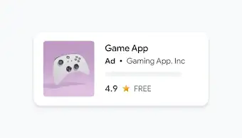 An App ad for a game app.