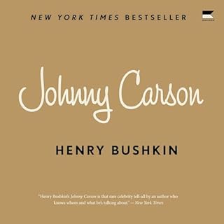 Johnny Carson Audiolibro Por Henry Bushkin arte de portada