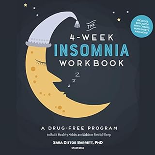 The 4-Week Insomnia Workbook Audiolibro Por Sara Dittoe Barrett PhD arte de portada