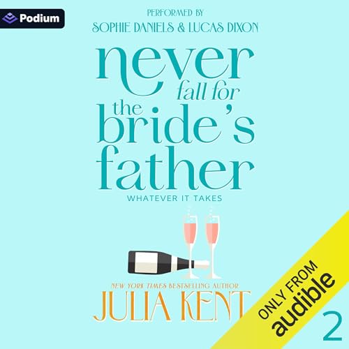 Diseño de la portada del título Never Fall for the Bride's Father