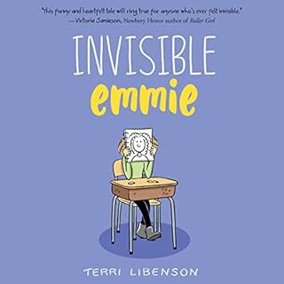 Invisible Emmie Audiolibro Por Terri Libenson arte de portada