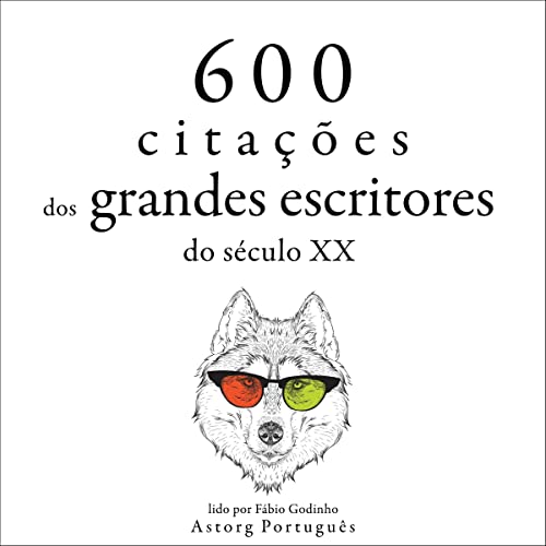 Diseño de la portada del título 600 citações dos grandes escritores do século XX