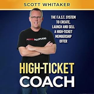 High-Ticket Coach Audiolibro Por Scott Whitaker arte de portada