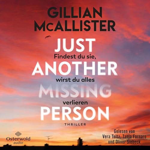 Page de couverture de Just Another Missing Person – Findest du sie, wirst du alles verlieren