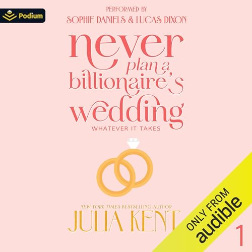 Diseño de la portada del título Never Plan a Billionaire's Wedding