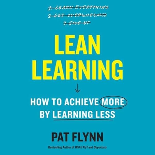 Lean Learning Audiolibro Por Pat Flynn arte de portada